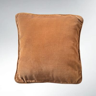 Housse de coussin  Coton – 40×40 Velours Moka