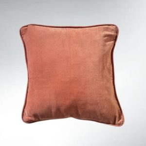 Housse de coussin  Coton – 40×40 Velours Terra Cotta