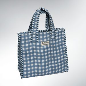 Mini Tote Bag Matelassé  Coton – 25×23 Nomad Bag Vichy