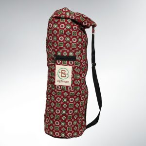 Grand Sac Tapis Yoga Coton –  Nomad Yoga Bag Rouge